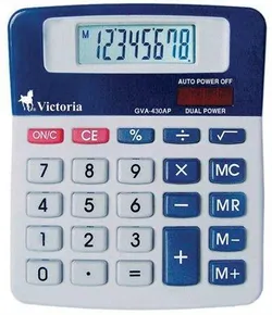 Taschenrechner, Desktop, 8-stelliges Display, VICTORIA GVA-430AP